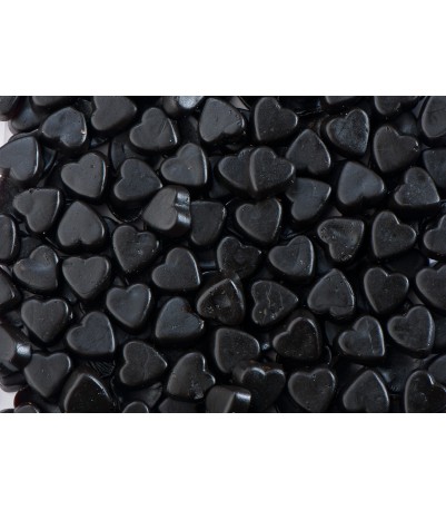 Sukkerfri Saltede Lakridshjerter 1 kg.